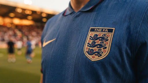 Detalhe de camisa de seleção